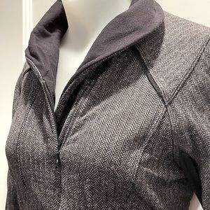 Lulu lemon women’s herringbone black shirt top 6